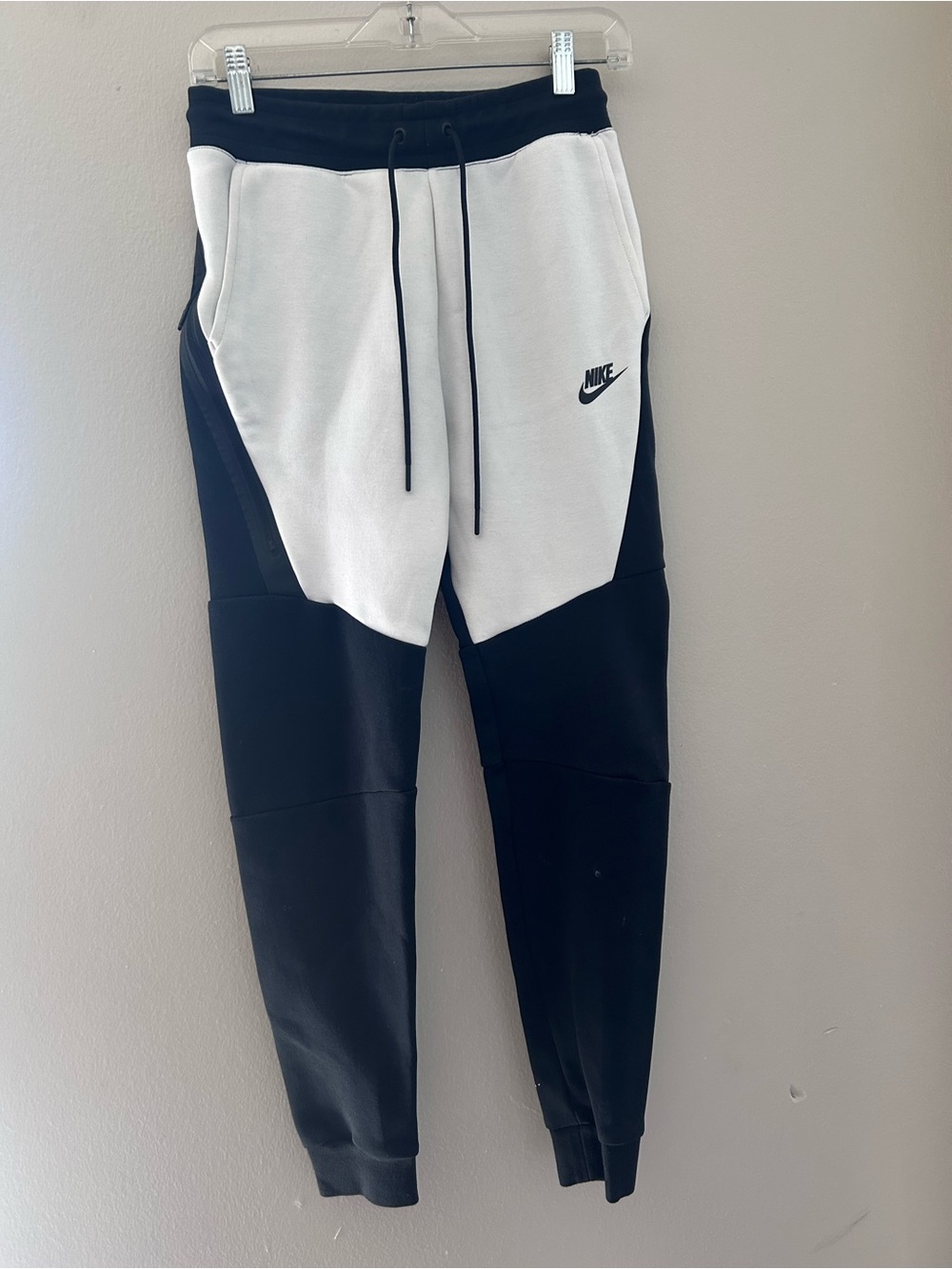 Nike Black & White Colorblock Jogger Pants